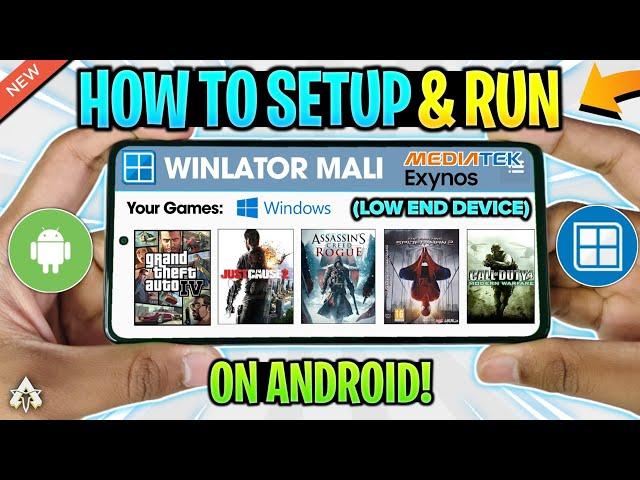 NEW  WINLATOR MALI V1.9 - SETUP/SETTINGS/GAMEPLAY | WINDOWS EMULATOR FOR LOW-END DEVICES