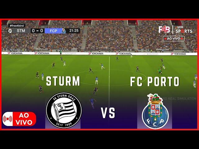 STURM GRAZ VS FC PORTO AO VIVO | AMIGOS DE CLUBE 2024 |SIMULAÇÃO E PONTUAÇÃO AO VIVO