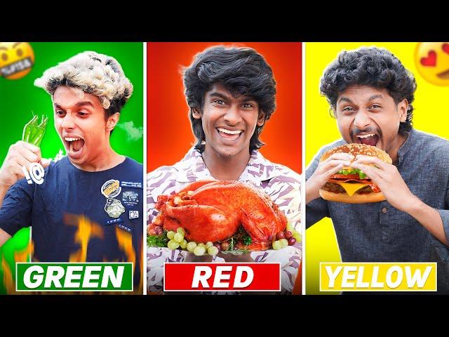 Same Same But Diffelent  പണി വരുന്ന വഴി  Colour Food Challenge | We Talks #wetalks