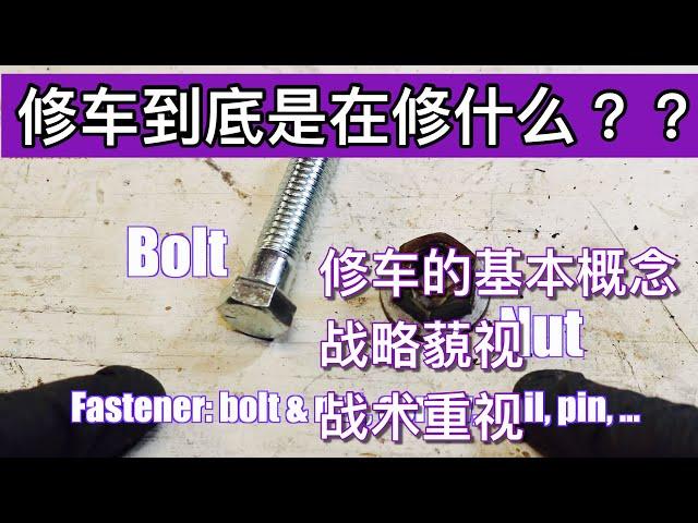EP. 003 工具说：修车的基本概念 【消除修车的恐惧】Tool Talk Basic Concepts in Car Repair