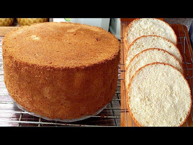 Vanilla Sponge Cake Recipe | Sponge Cake Recipe | Simple Vanilla Cake