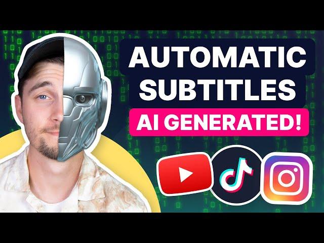 How to Add Automatic Subtitles to a Video | AI GENERATED 