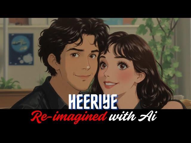 Heeriye - Reimagined with AI | Jasleen Royal | Arijit Singh | Cover Song #trending #ghibli #lofi