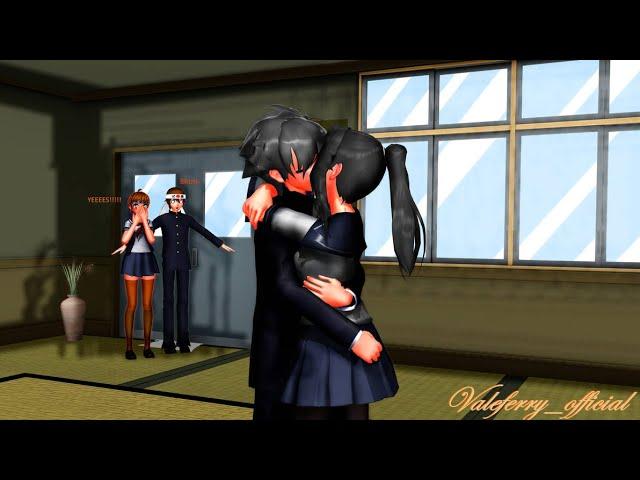 [MMD X yandere simulator] her ship became true (budo x ayano)