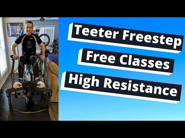 Teeter Freestep High Resistance Free Class Workout With The Teeter Move App Review