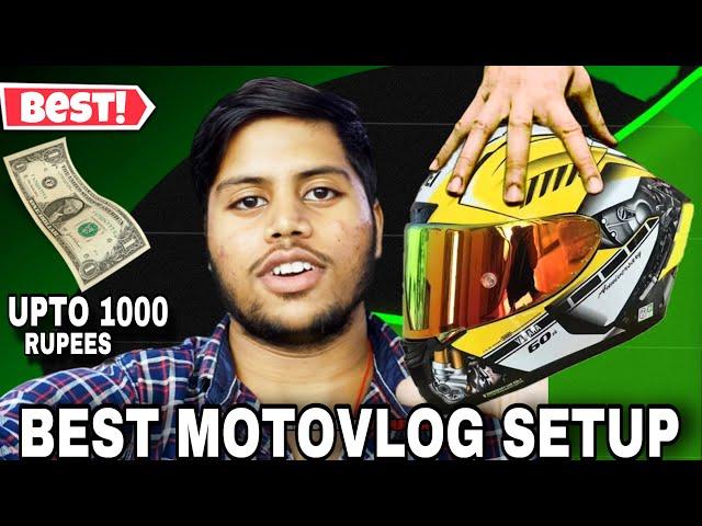 Most AffordablePhone Moto Vlogging Setup | Mobile Motovlog Setup With Mic