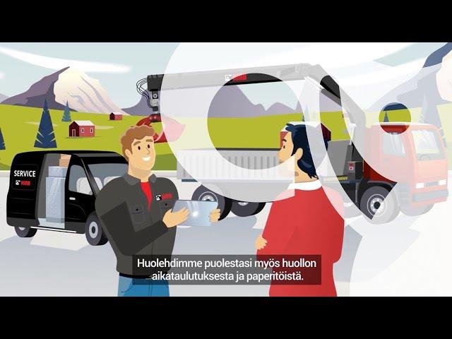 Hiab ProCare explainer video (with Suomi subtitles)