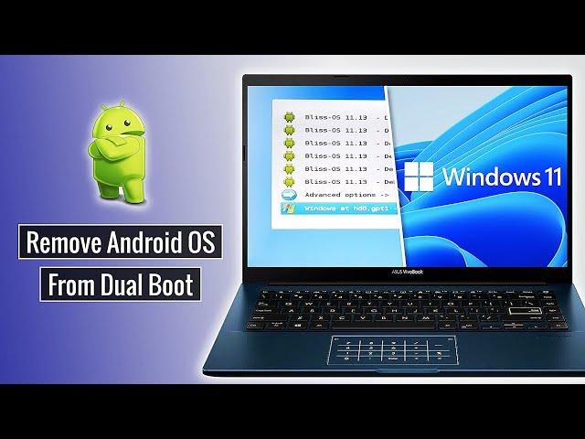 How to Remove Android-x86 and GRUB Loader From Dual Boot