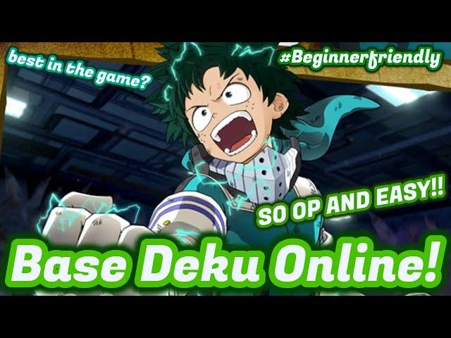 Regular Deku is TOO GOOD! Online My Hero Ones Justice 2 "base plain normal deku" Gameplay combos ok