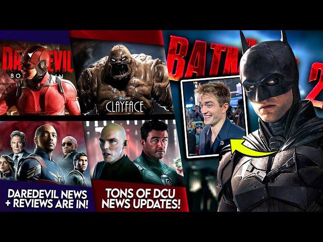 YES!! Huge DC News DUMP + The Batman 2 Update, Brave New World, DAREDEVIL & More!