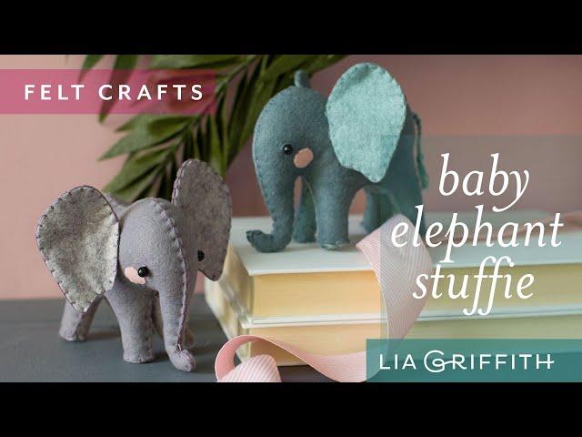 Sew Cute Felt Elephant: Easy Tutorial!