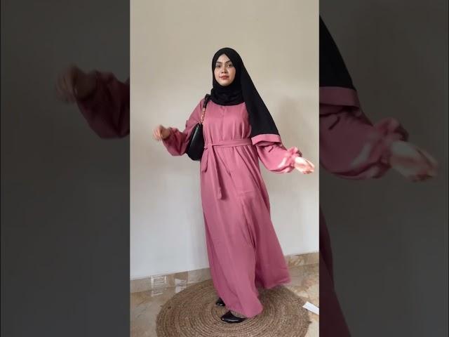 Daily wear Abaya #abaya #abayadresess #colourabaya #trending #fashion #grwm #hijabootd