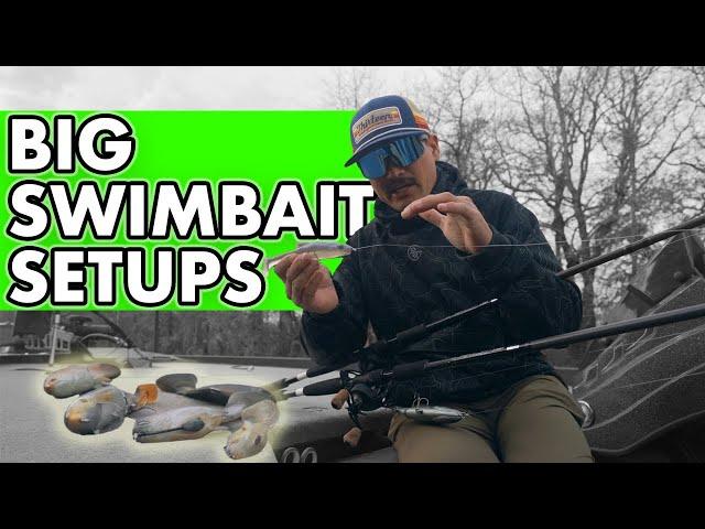 What ROD, REEL, LINE SETUP to use for different SWIMBAIT types??? (How To & Tips)