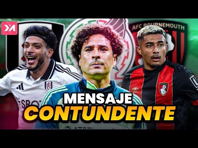 SORPRESA con Memo Ochoa en el Tri; Julián Araujo SE ROMPE; Raúl Jiménez amenaza a Chicharito