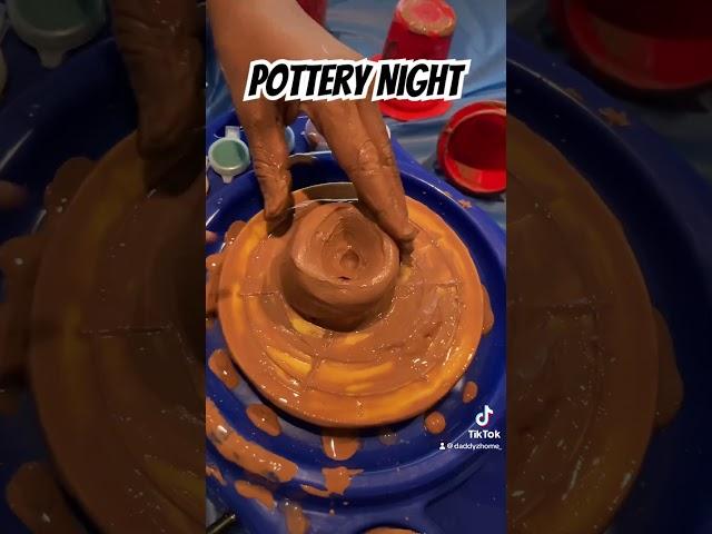 Children always have the best ideas. #pottery #stayathomedad #family #fun #paint #father