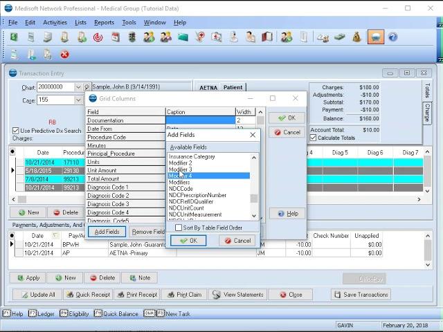 How To Configure Grid Columns In Medisoft