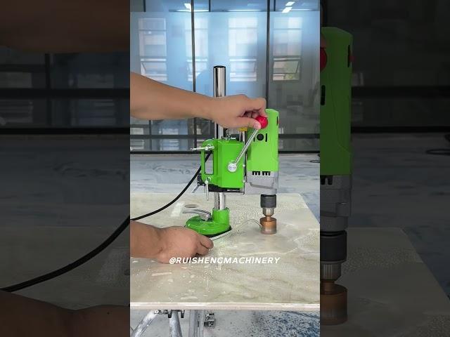 Portable stone tile countertop drilling machine