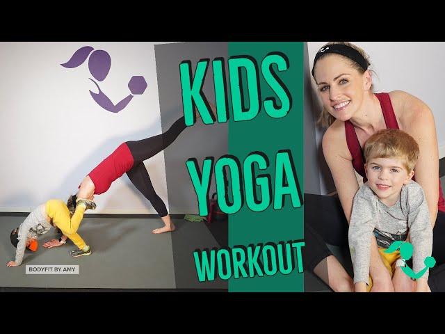 Mommy and Me Kids Yoga and Movement Workout--Get Moving with Older Toddlers and Kids
