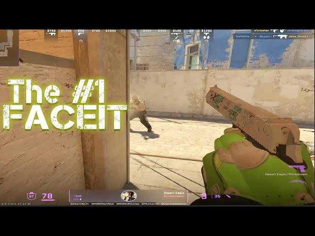 donk SHOWS THE #1 FACEIT GRIND(MIRAGE)