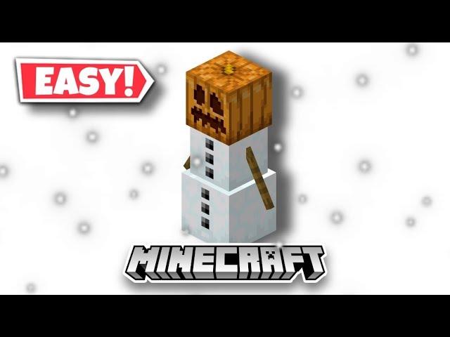 Working Snowman  in minecraft #shorts #minecraft | Minecraft Tutorial 