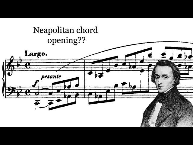 The fantastically strange opening to Chopin's ballade