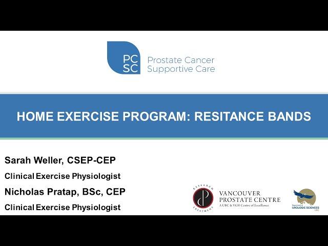 Resistance Bands Exercise Program