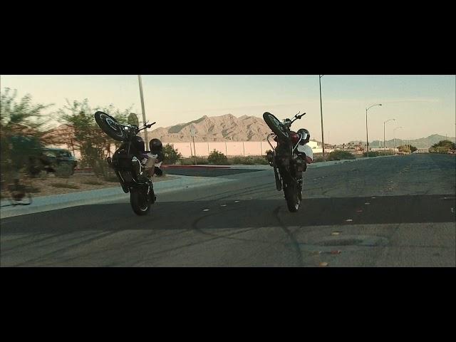 Rolling The Dice - Harley Dyna Stunts - Wheelies, Drifting, Burnouts