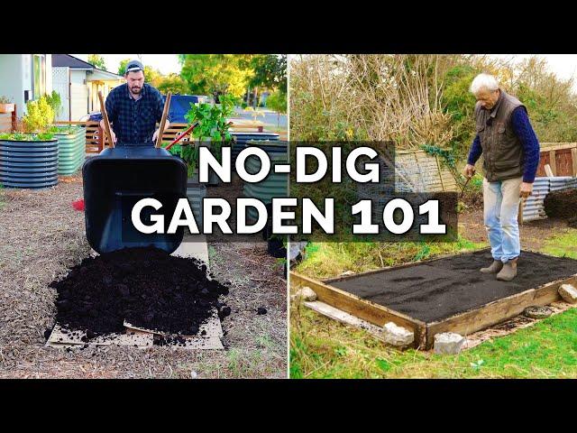 How to Make a No Dig Garden Bed With @CharlesDowding1nodig