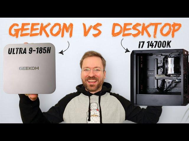 Geekom GT1 Mega (Ultra 9 185H) vs Desktop PC mit Core™ i7 Prozessor 14700K /moschuss.de