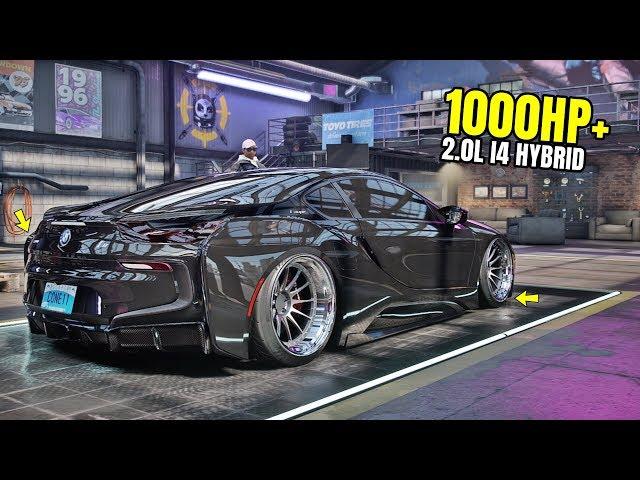 Need for Speed Heat Gameplay - 1000HP+ BMW I8 COUPE Customization | Max Build 400+