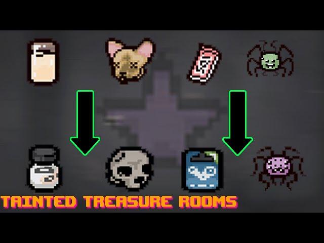 30+ TAINTED Items! - Tainted Treasure Rooms Full Mod Showcase | Tboi Repentance