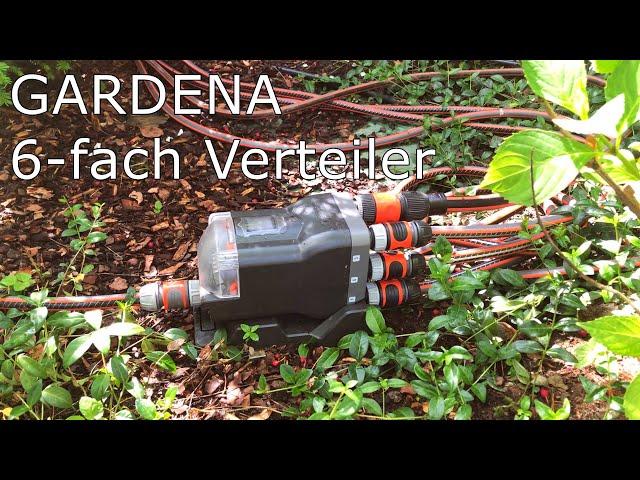 Review & Funktionen: Gardena Wasserverteiler automatic: 6-Wege-Verteiler / 6-fach 6 fach Verteiler