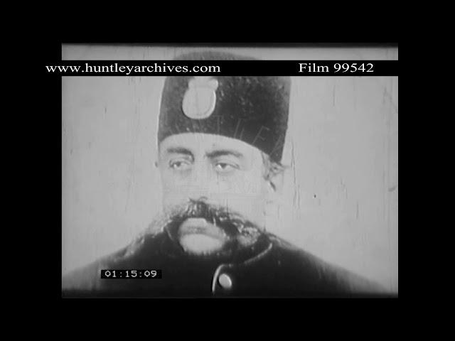 Oil Exploration in Persia in the early twentieth century.  Archive film 99542