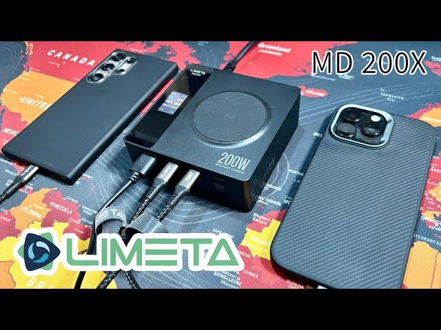 LIMETA MD 200X Wireless Charger - 5 in 1 Wireless Charging Station