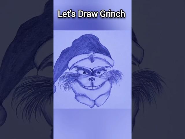 How To Draw Grinch For Christmas #shorts