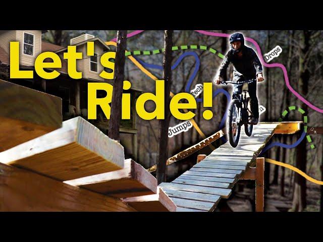 I Built an Entire Bike Park in my Backyard... Lets Ride It!