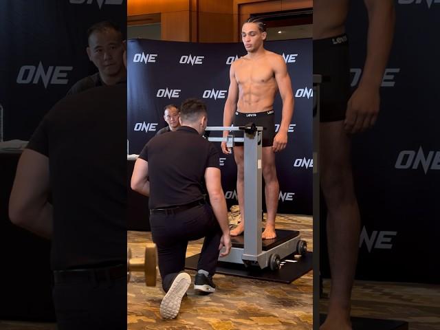 Kade Ruotolo makes weight for MMA debut at ONE 167 #onechampionship