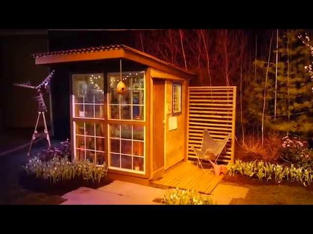 Tiny Art Studio Cabin designed for Tree House Use...(tiny house workshop)