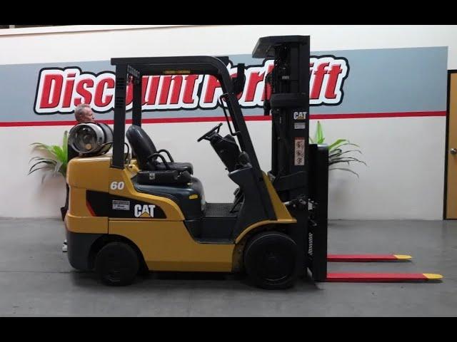 Caterpillar 2C6000 6,000lb LP (Propane) #1195 - Cushion - Sit Down Forklift for Sale