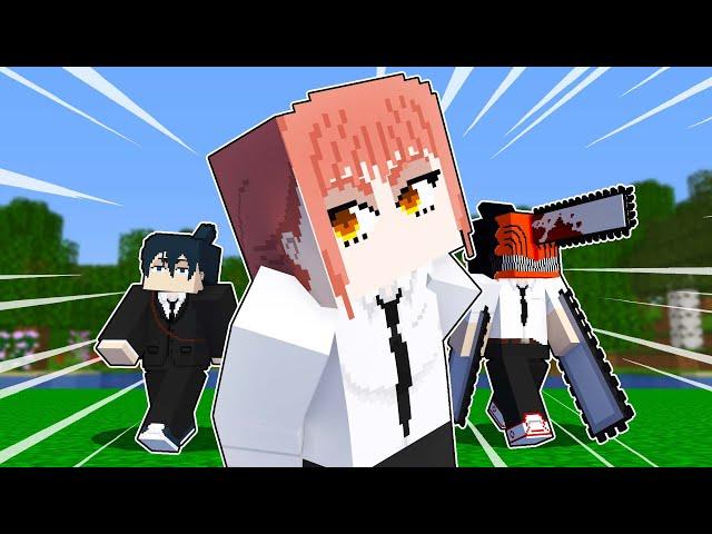 I added Chainsaw man, Aki, Makima & MORE to Minecraft...