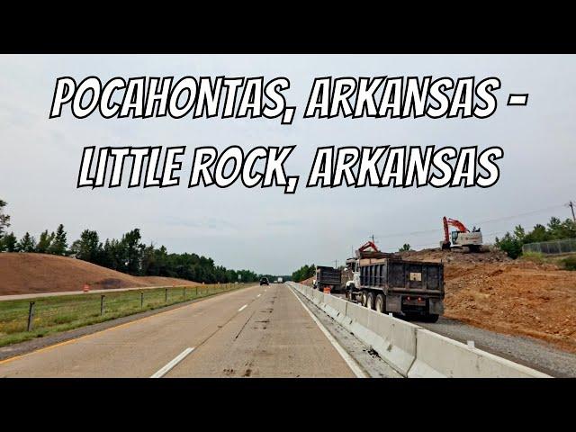 Pocahontas, Arkansas to Little Rock, Arkansas! Drive with me in Arkansas!