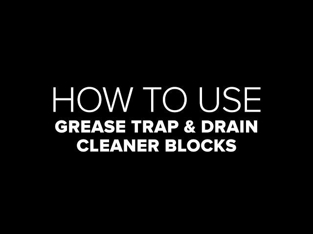 How to Use Grease Trap and Drain Cleaner Pucks