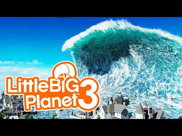 TSUNAMI SURVIVAL! | Little Big Planet 3 Multiplayer