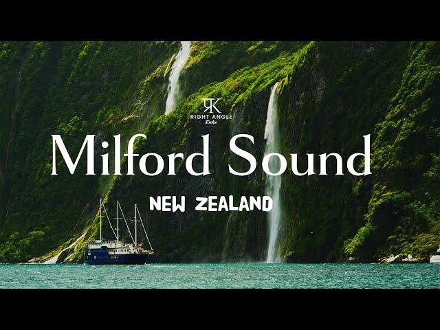 Experiencing Majestic Milford Sound, New Zealand - Scenic and Relaxing Visuals (4K)