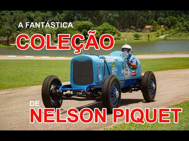 Nelson Piquet e sua fantástica coleção de carros antigos