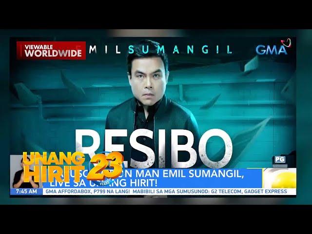 Kapuso Action Man na si Emil Sumangil, LIVE sa Unang Hirit