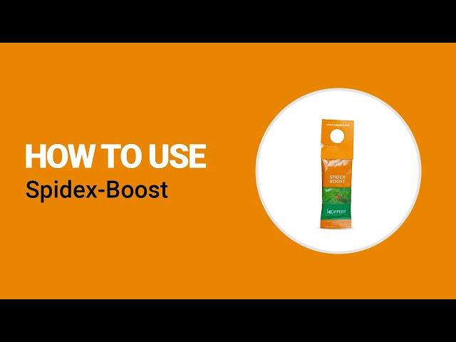 How to use Spidex Boost from Koppert