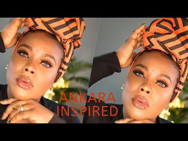 ANKARA INSPIRED MAKEUP TUTORIAL | OPAGLAMZ