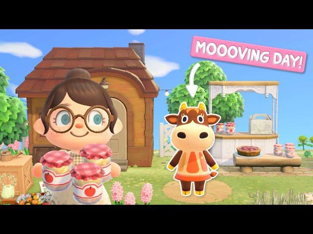 Farmcore Villager Yard Decorating - Patty's Jam Stall! | Animal Crossing New Horizons