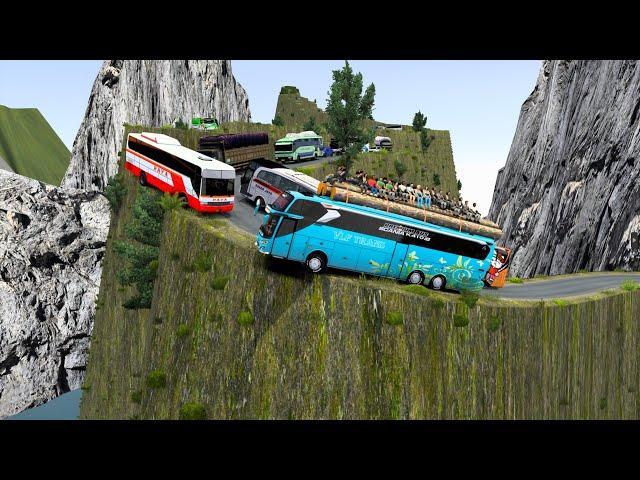 hard to believe !! This road is really scary - world most dangerous roads - Euro Truck Simulator 2